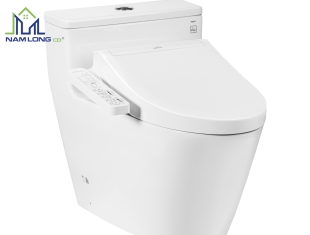Bàn cầu 1 khối TOTO MS625CDW17 ( nắp rửa điện tử WHASLET )