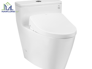 Bàn cầu 1 khối TOTO MS625CDW12 ( nắp rửa điện tử WHASLET )