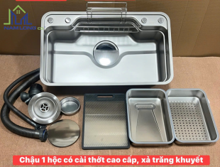 Chậu rửa chén 1 hộc CADA CD 7848 ASL