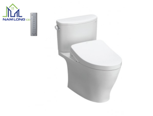 Bàn cầu 2 khối TOTO CS767CRW12 (nắp rửa điện tử WASHLET)