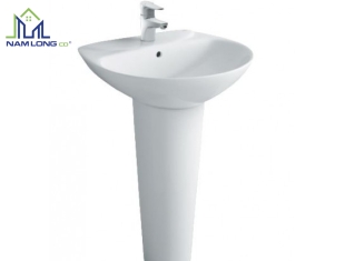 Chậu lavabo treo tường INAX L-288V ( EC/FC ) / L-288VD