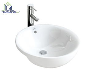 Chậu lavabo bán âm bàn INAX L-333V 