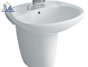 Chậu lavabo treo tường INAX L-284V ( EC/FC ) / L-284VC