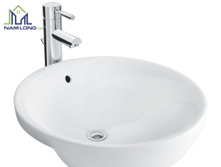 Chậu lavabo bán âm bàn INAX AL-333V 