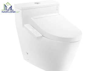 Bàn cầu 1 khối TOTO MS625CDW24 ( nắp rửa điện tử WHASLET )