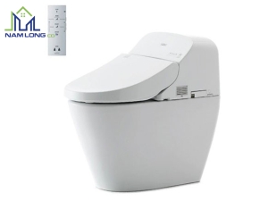 Bàn cầu 1 khối TOTO C971#XW TCF9433ANW1 ( nắp rửa điện tử WHASLET )