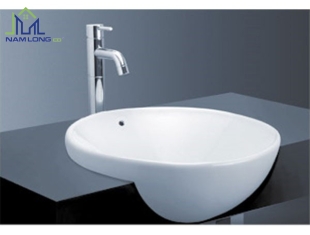 Chậu lavabo bán âm bàn TOTO LT533R