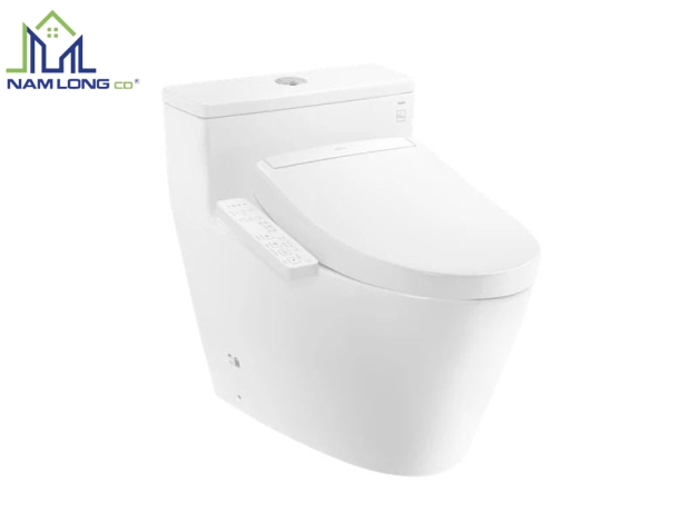 Bàn cầu 1 khối TOTO MS625CDW24 ( nắp rửa điện tử WHASLET )