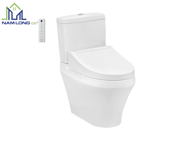 Bàn cầu 2 khối TOTO CS948CDW15 ( nắp rửa điện tử WHASLET )